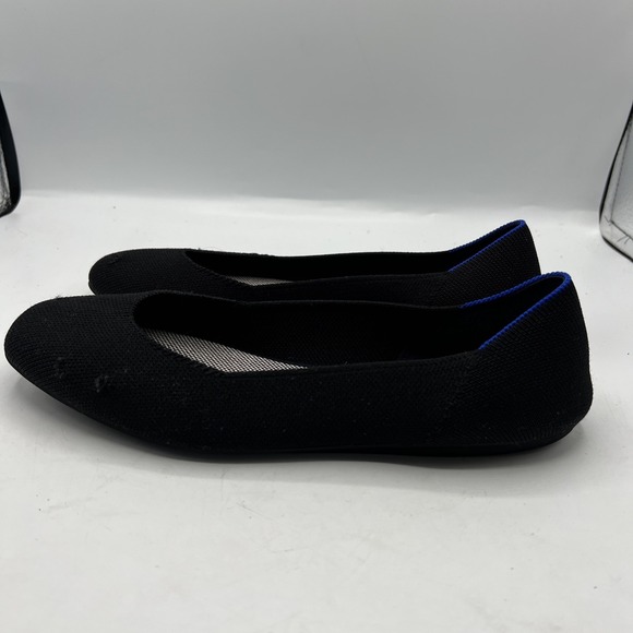 Rothy's Black Classic Flat Ballet Round Toe Size 9.5 - Picture 3 of 12